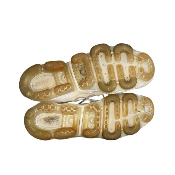 Mens Nike Air VaporMax Plus Triple White Running Shoes Size 12 - Picture 5 of 6